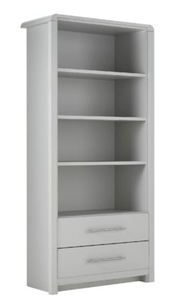Heart of House Elford 2 Drawer Bookcase - Grey